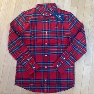NEW Vineyard Vines plaid long sleeve shirt